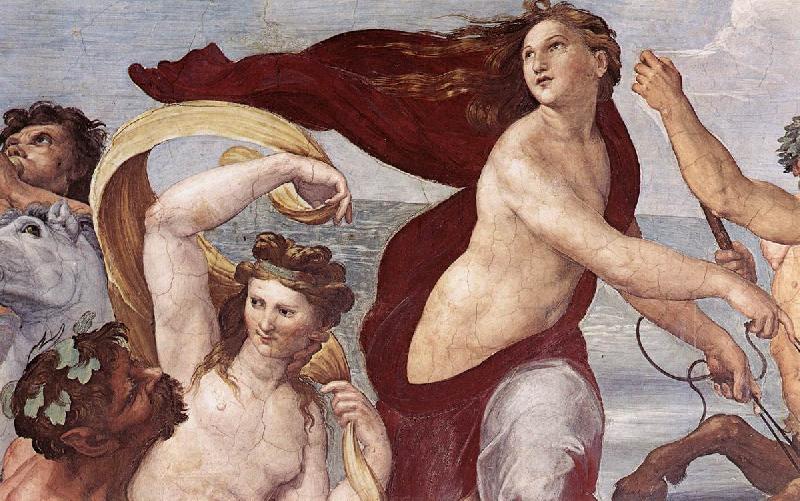 RAFFAELLO Sanzio The Triumph of Galatea (detail)